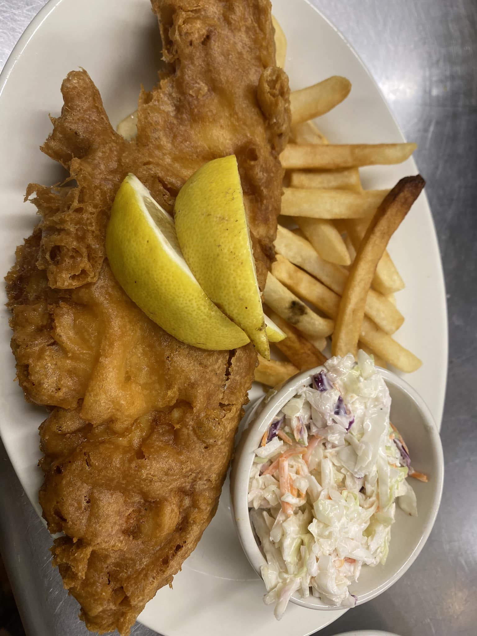 Friday fish fry at the clubhouse